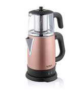 Arnica Demli Stil Cam Elektrikli Çay Makinesi Rose